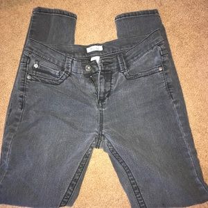 Muddy charcoal jeans